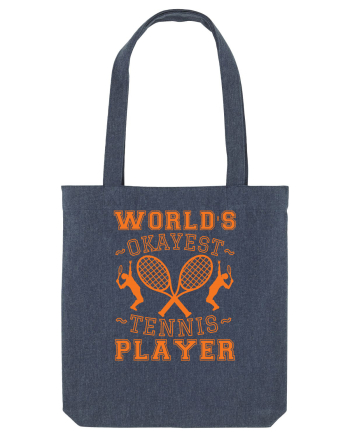 World'S Okayest Tennis Player Midnight Blue