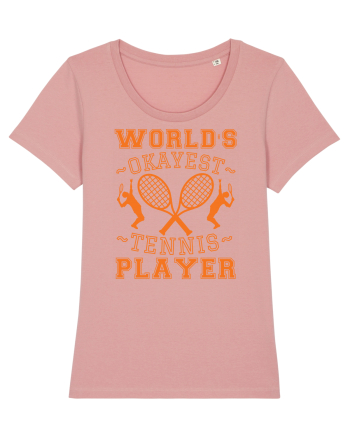 World'S Okayest Tennis Player Canyon Pink