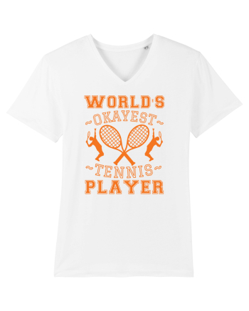 World'S Okayest Tennis Player White