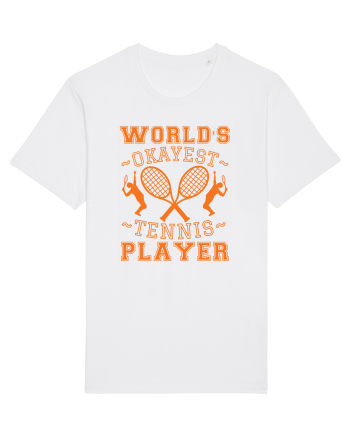 World'S Okayest Tennis Player White