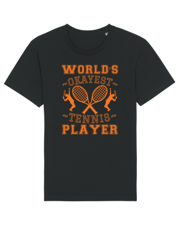 World'S Okayest Tennis Player Black