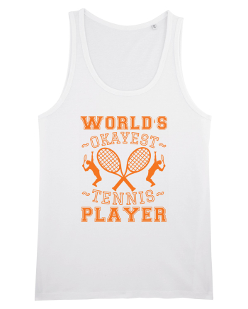 World'S Okayest Tennis Player White