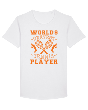 World'S Okayest Tennis Player White