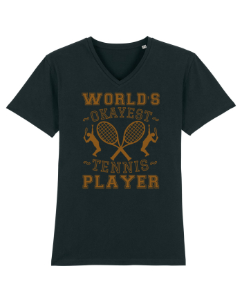 World'S Okayest Tennis Player Black