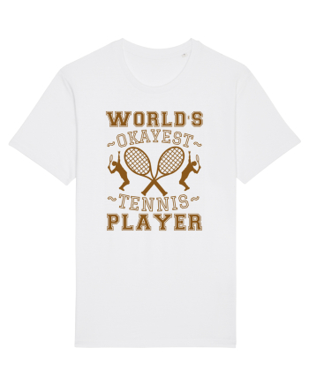 World'S Okayest Tennis Player White