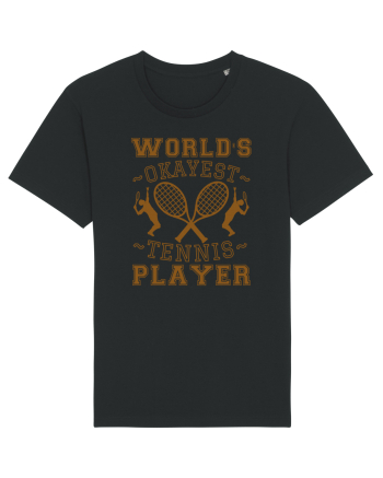 World'S Okayest Tennis Player Black
