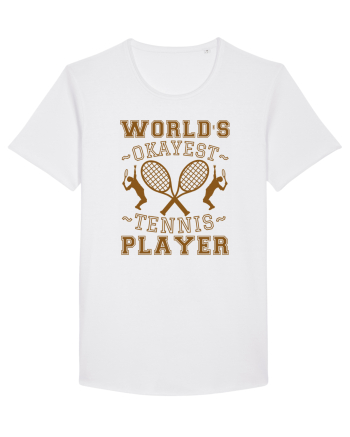 World'S Okayest Tennis Player White