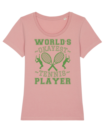 World'S Okayest Tennis Player Canyon Pink