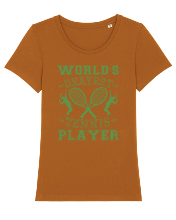 World'S Okayest Tennis Player Roasted Orange