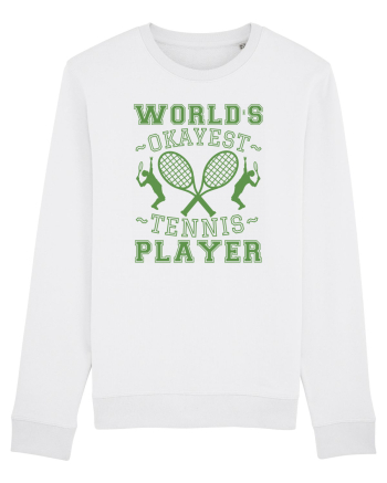 World'S Okayest Tennis Player White