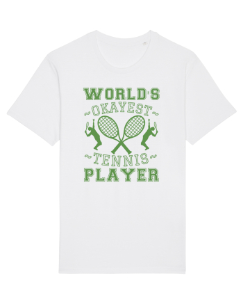 World'S Okayest Tennis Player White
