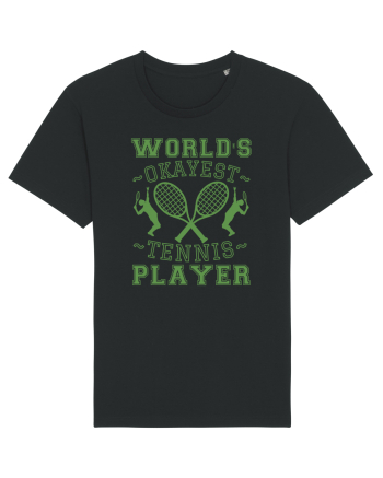 World'S Okayest Tennis Player Black