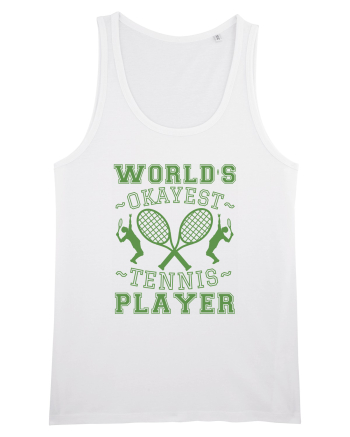 World'S Okayest Tennis Player White