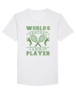 World'S Okayest Tennis Player Tricou mânecă scurtă guler larg Bărbat Skater