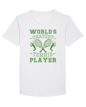 World'S Okayest Tennis Player White