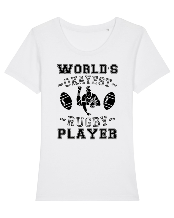 World'S Okayest Rugby Player White