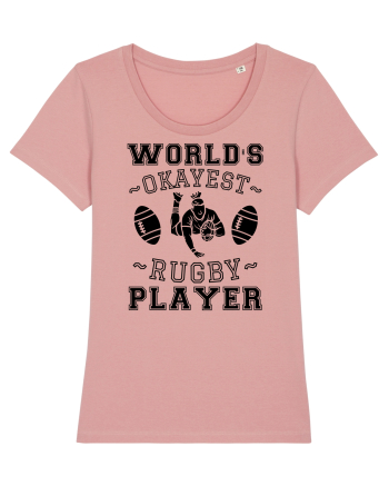 World'S Okayest Rugby Player Canyon Pink