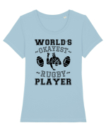 World'S Okayest Rugby Player Tricou mânecă scurtă guler larg fitted Damă Expresser
