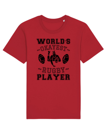 World'S Okayest Rugby Player Red
