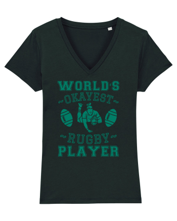 World'S Okayest Rugby Player Black