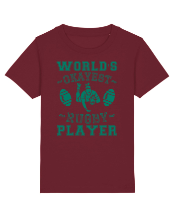 World'S Okayest Rugby Player Burgundy