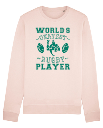 World'S Okayest Rugby Player Candy Pink