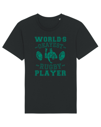 World'S Okayest Rugby Player Black