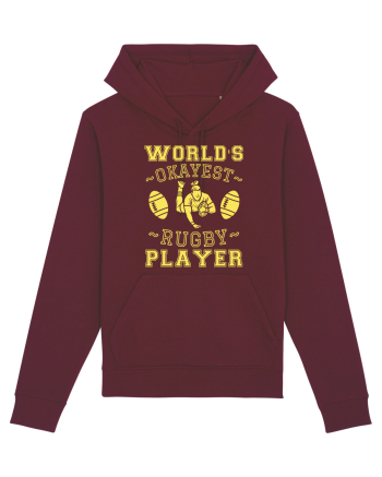 World'S Okayest Rugby Player Burgundy