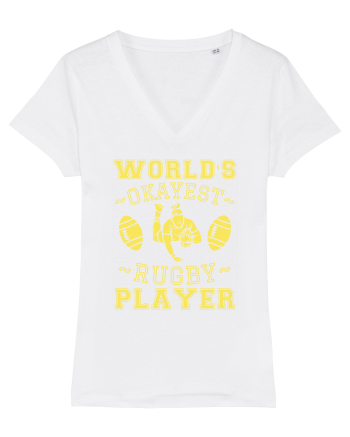 World'S Okayest Rugby Player White