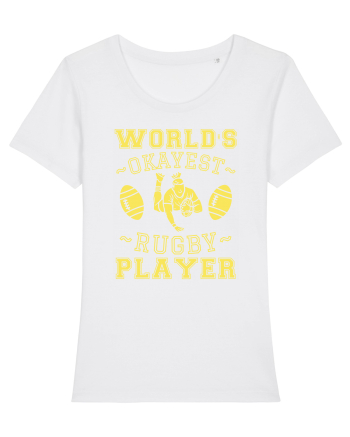 World'S Okayest Rugby Player White