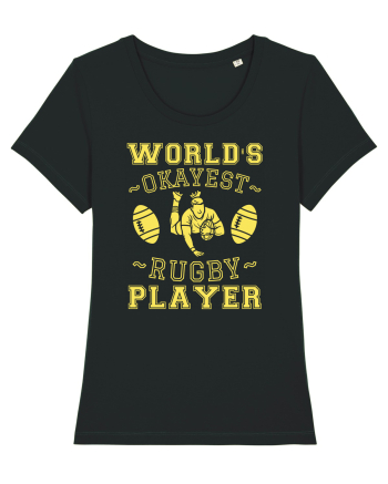 World'S Okayest Rugby Player Black