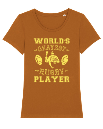 World'S Okayest Rugby Player Roasted Orange