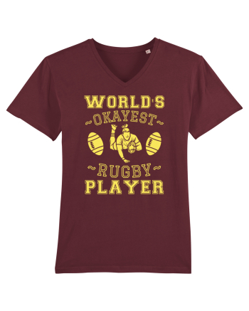 World'S Okayest Rugby Player Burgundy