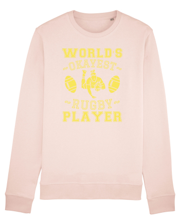 World'S Okayest Rugby Player Candy Pink