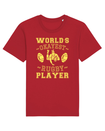 World'S Okayest Rugby Player Red
