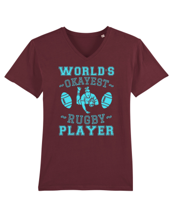 World'S Okayest Rugby Player Burgundy