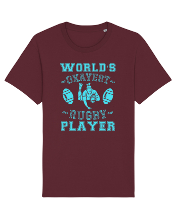 World'S Okayest Rugby Player Burgundy