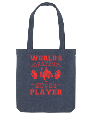World'S Okayest Rugby Player Midnight Blue