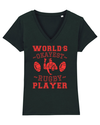 World'S Okayest Rugby Player Black