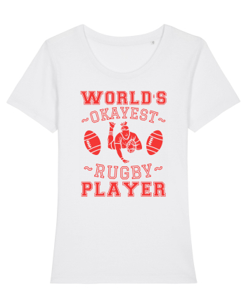 World'S Okayest Rugby Player White