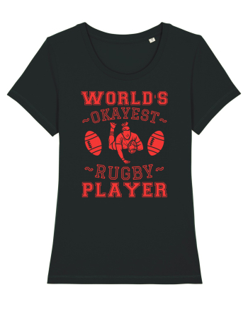 World'S Okayest Rugby Player Black
