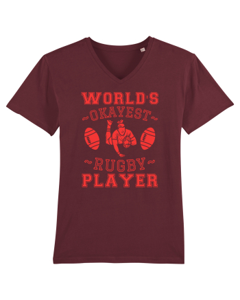 World'S Okayest Rugby Player Burgundy