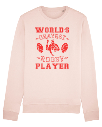 World'S Okayest Rugby Player Candy Pink