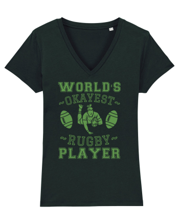 World'S Okayest Rugby Player Black
