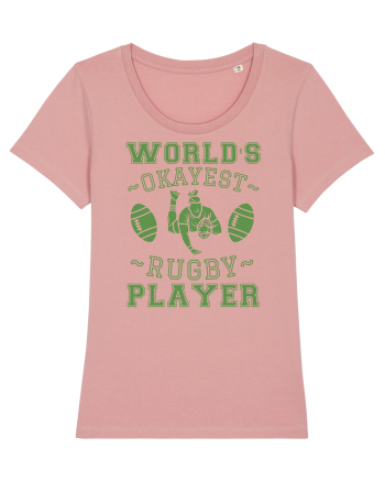 World'S Okayest Rugby Player Canyon Pink