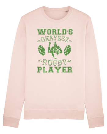 World'S Okayest Rugby Player Candy Pink