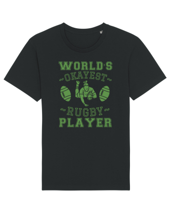 World'S Okayest Rugby Player Black