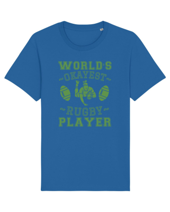 World'S Okayest Rugby Player Royal Blue