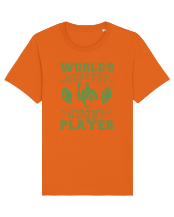 World'S Okayest Rugby Player Bright Orange