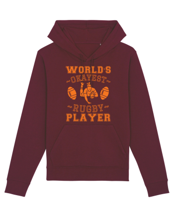 World'S Okayest Rugby Player Burgundy